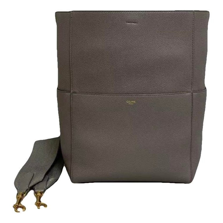 Seau Sangle leather handbag