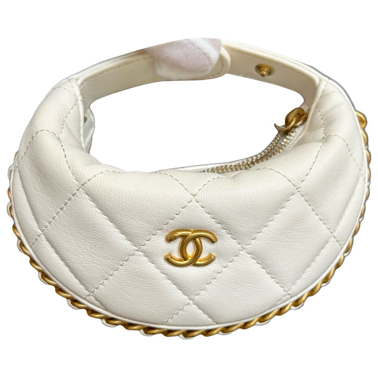 Hula Hoop leather handbag