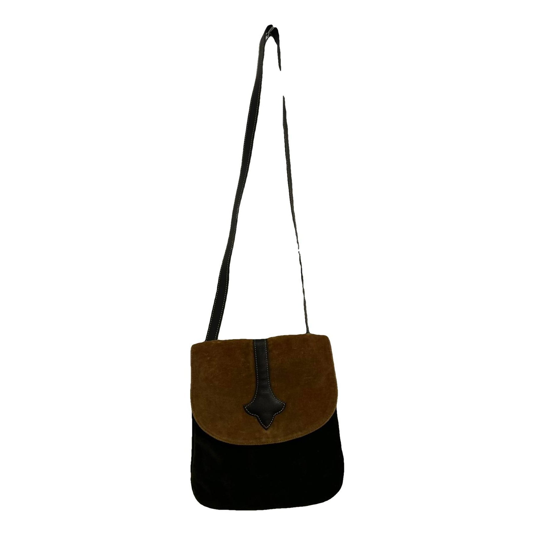 Balzane velvet crossbody bag