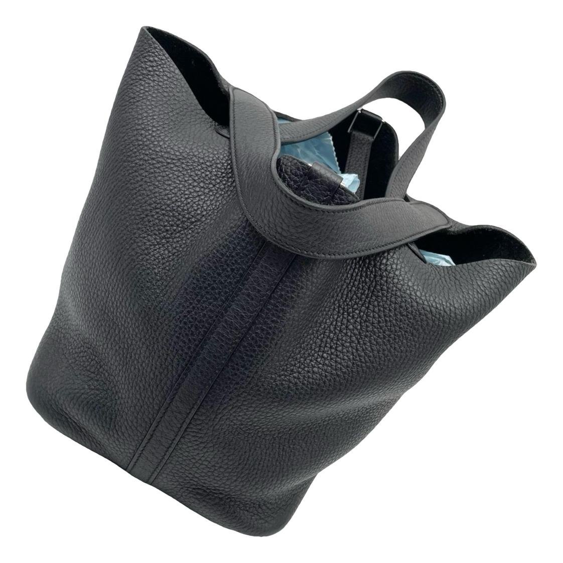 Picotin leather handbag