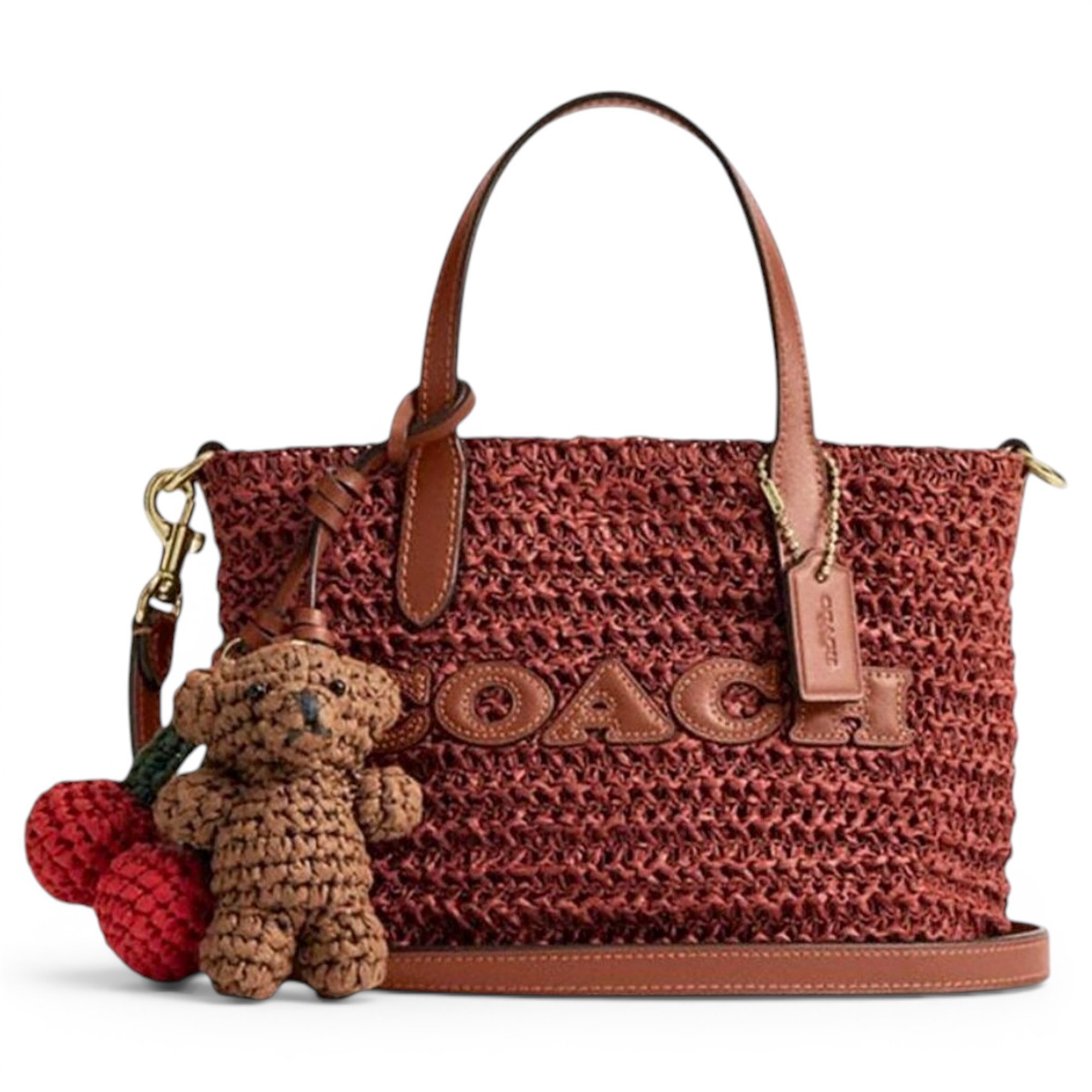 Leather tote