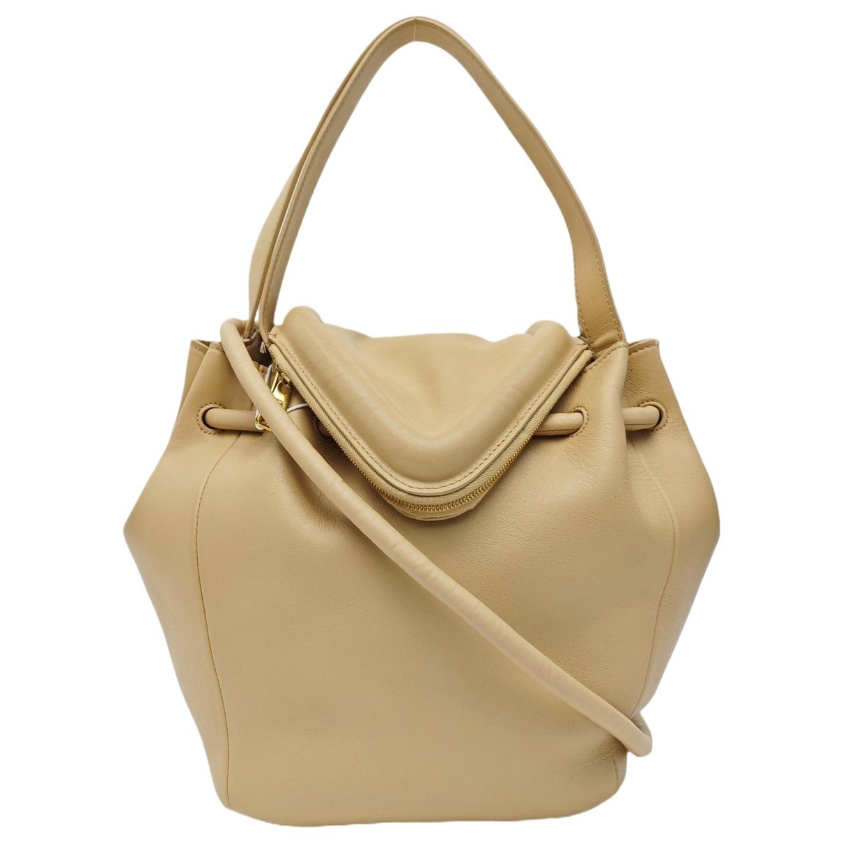 Beak leather handbag