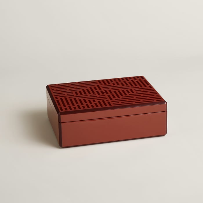 Acajou Facettes H En Dedale Watch Box