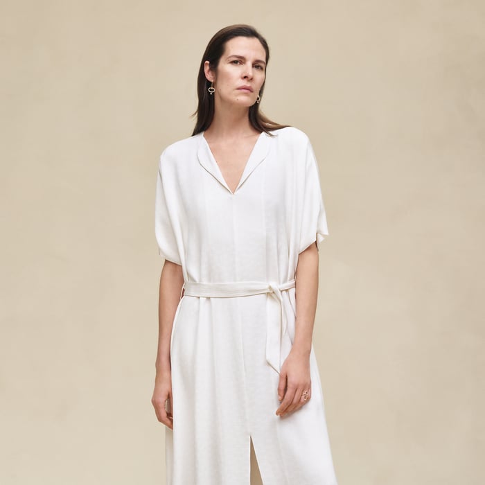 Blanc Cassé "H Kelly" Caftan