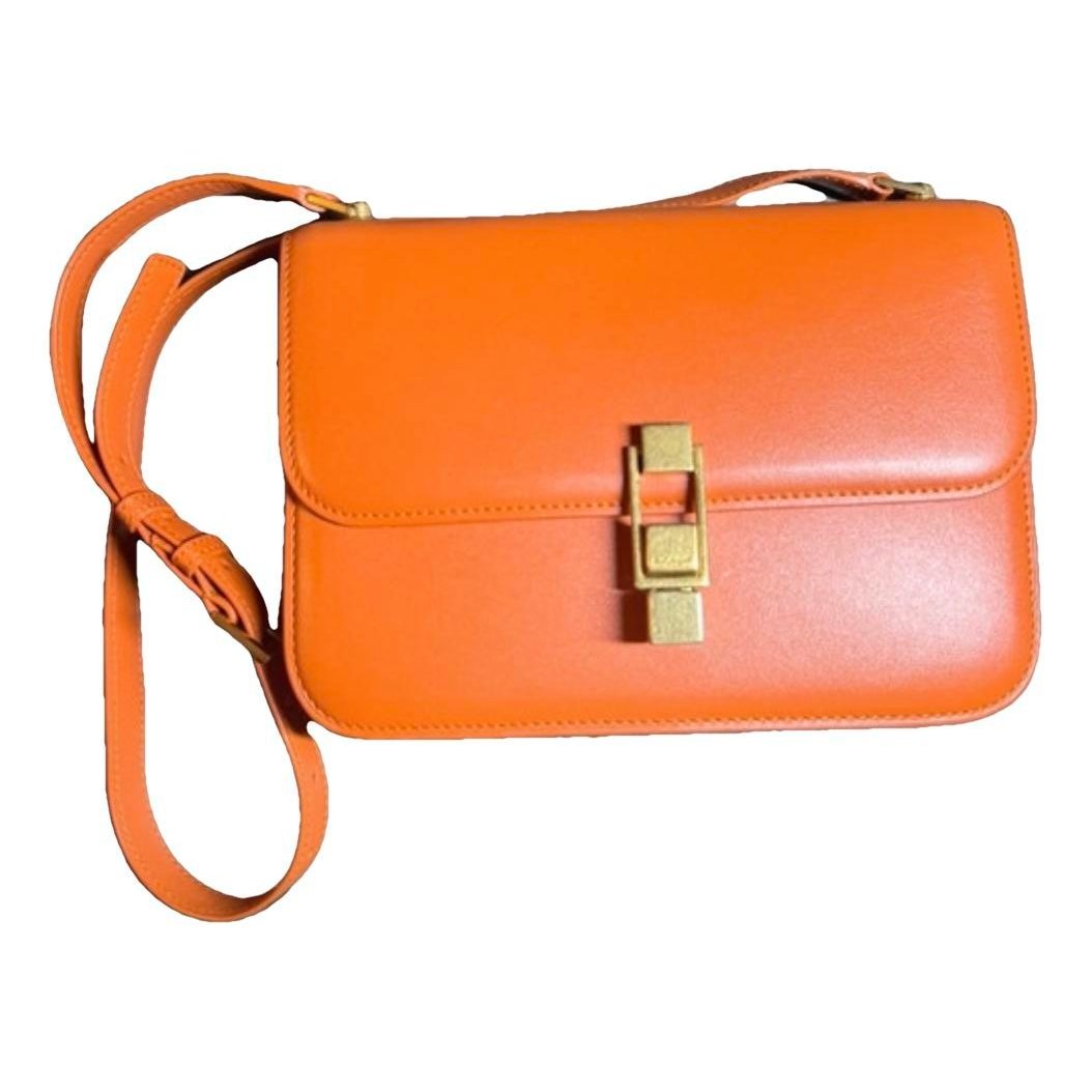 Carré leather crossbody bag