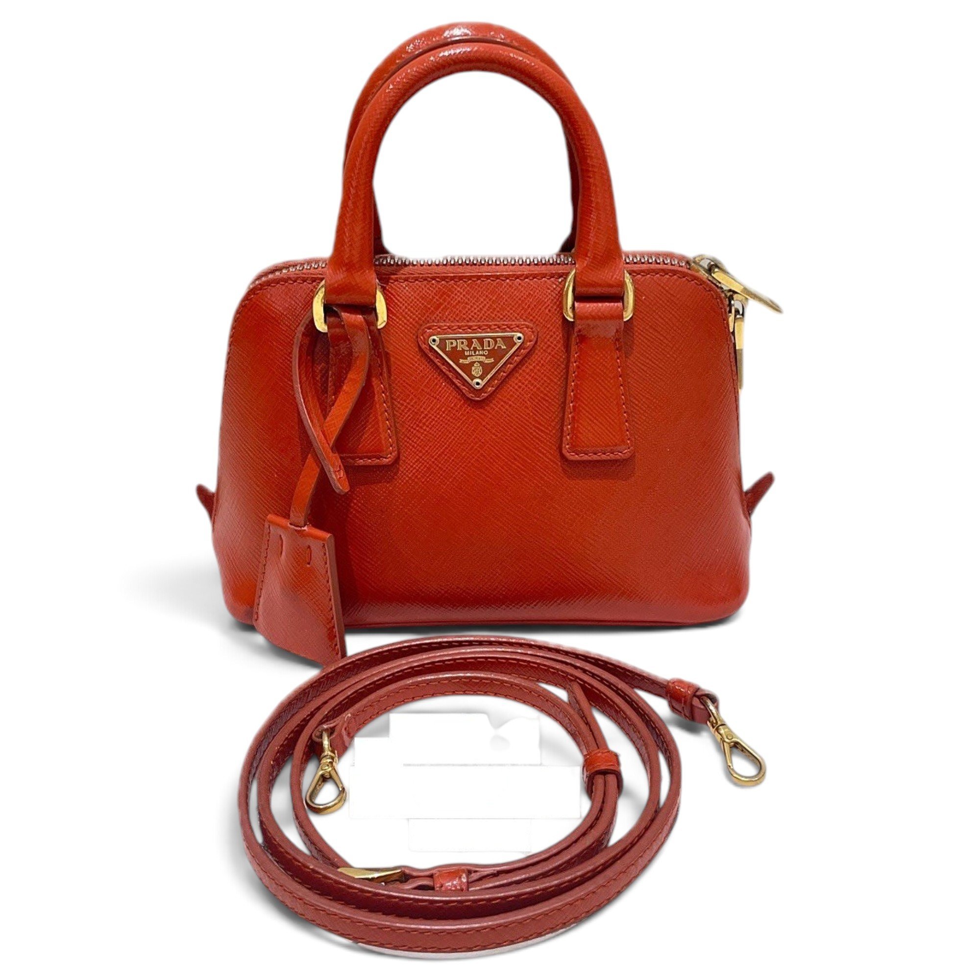 Promenade leather handbag