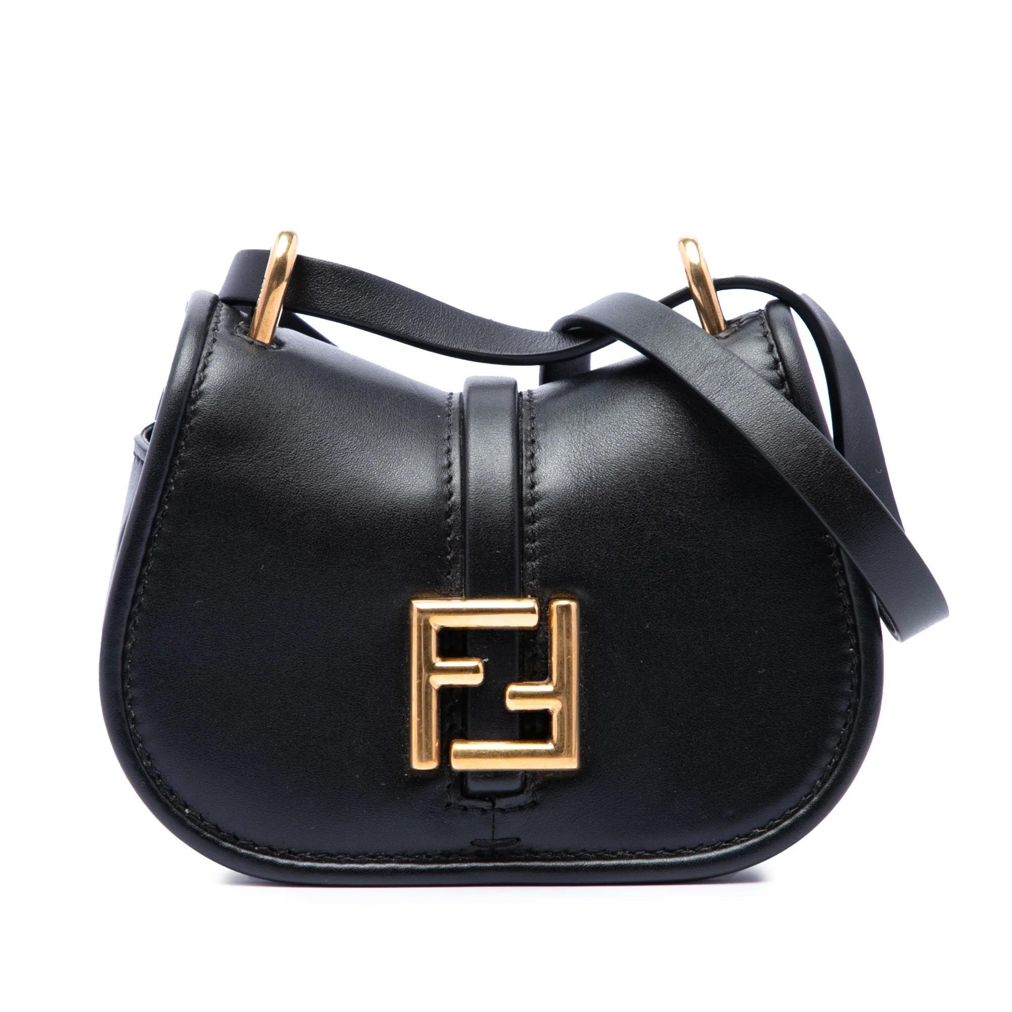 FF leather crossbody bag