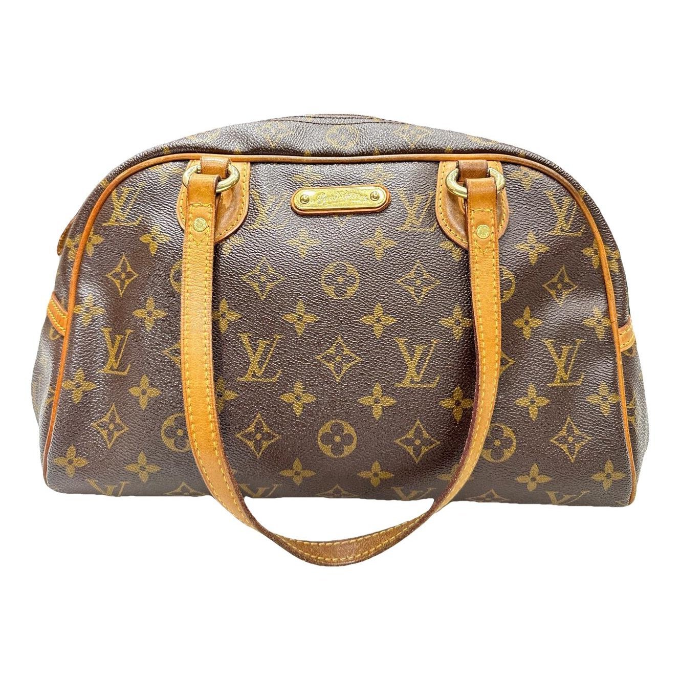 Montorgueil leather bowling bag