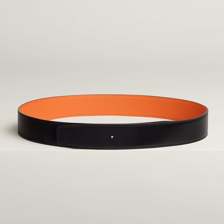 Reversible leather strap 38 mm