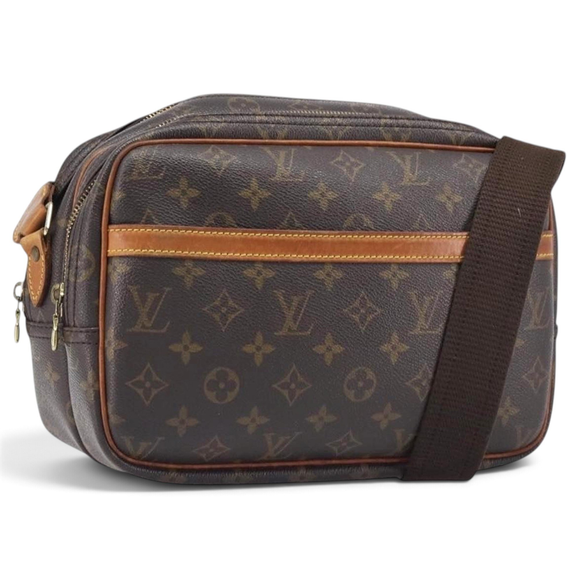 Reporter leather handbag