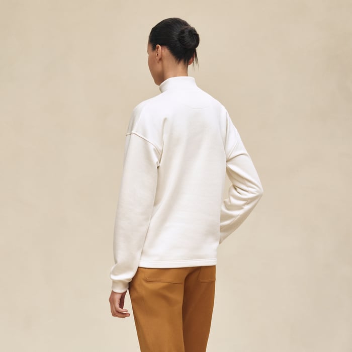 Blanc Cassé Sweatshirt With Patch
