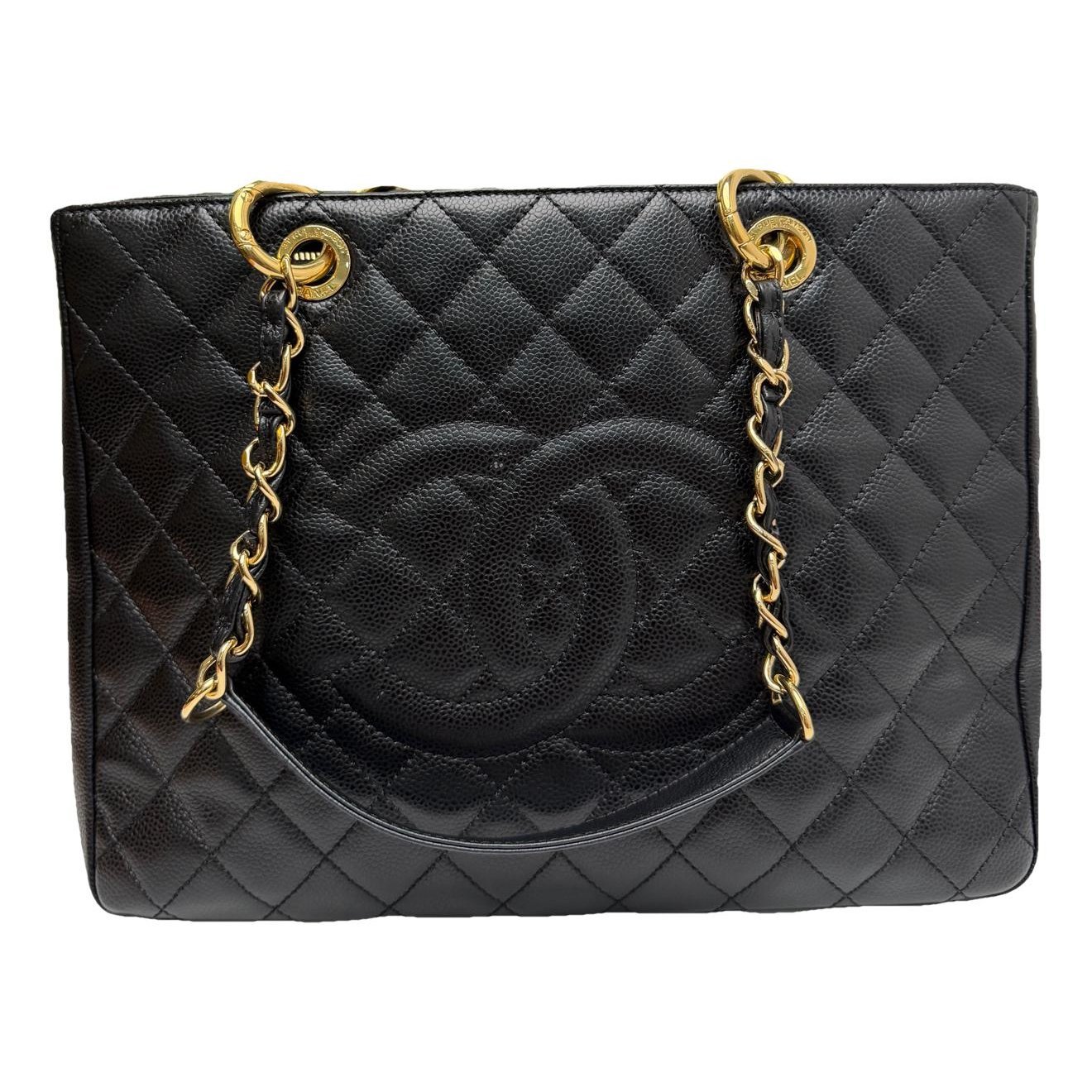 Grand shopping leather tote
