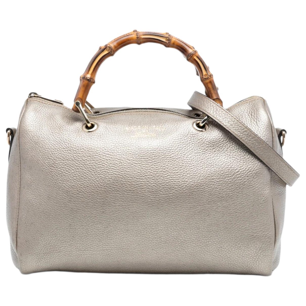 Bamboo leather satchel