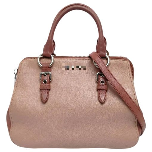 Leather handbag