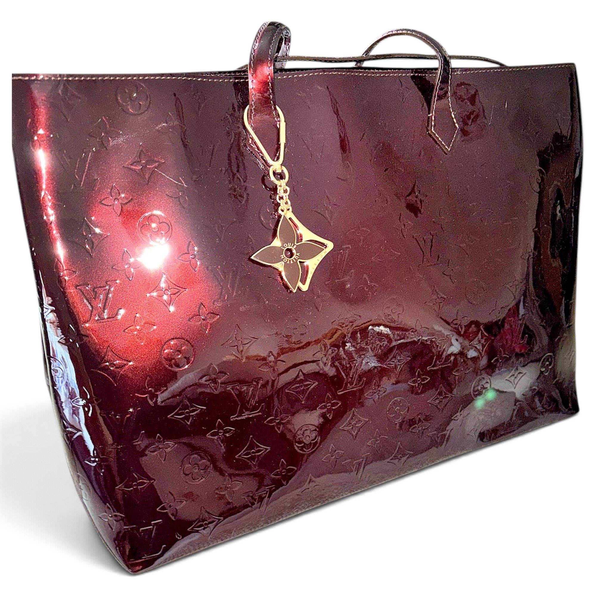 Wilshire patent leather tote