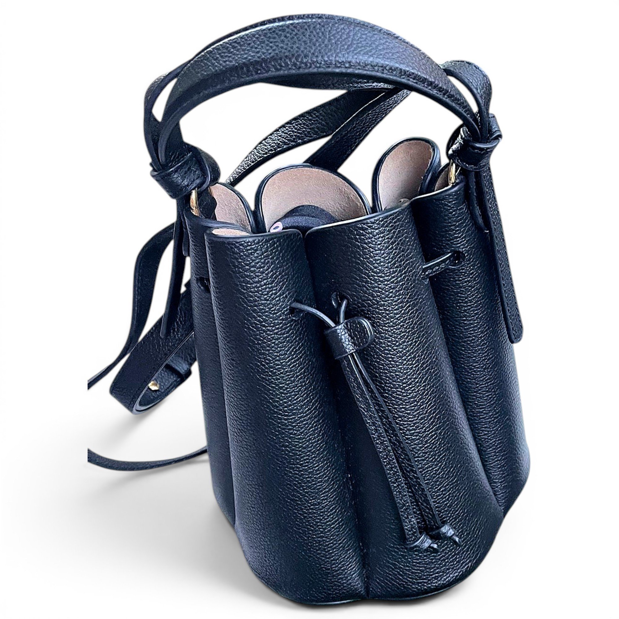 Polene Numéro Huit leather crossbody bag