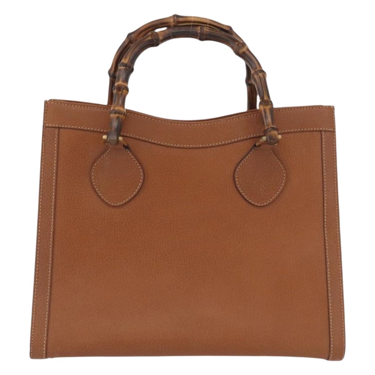 Bamboo leather handbag