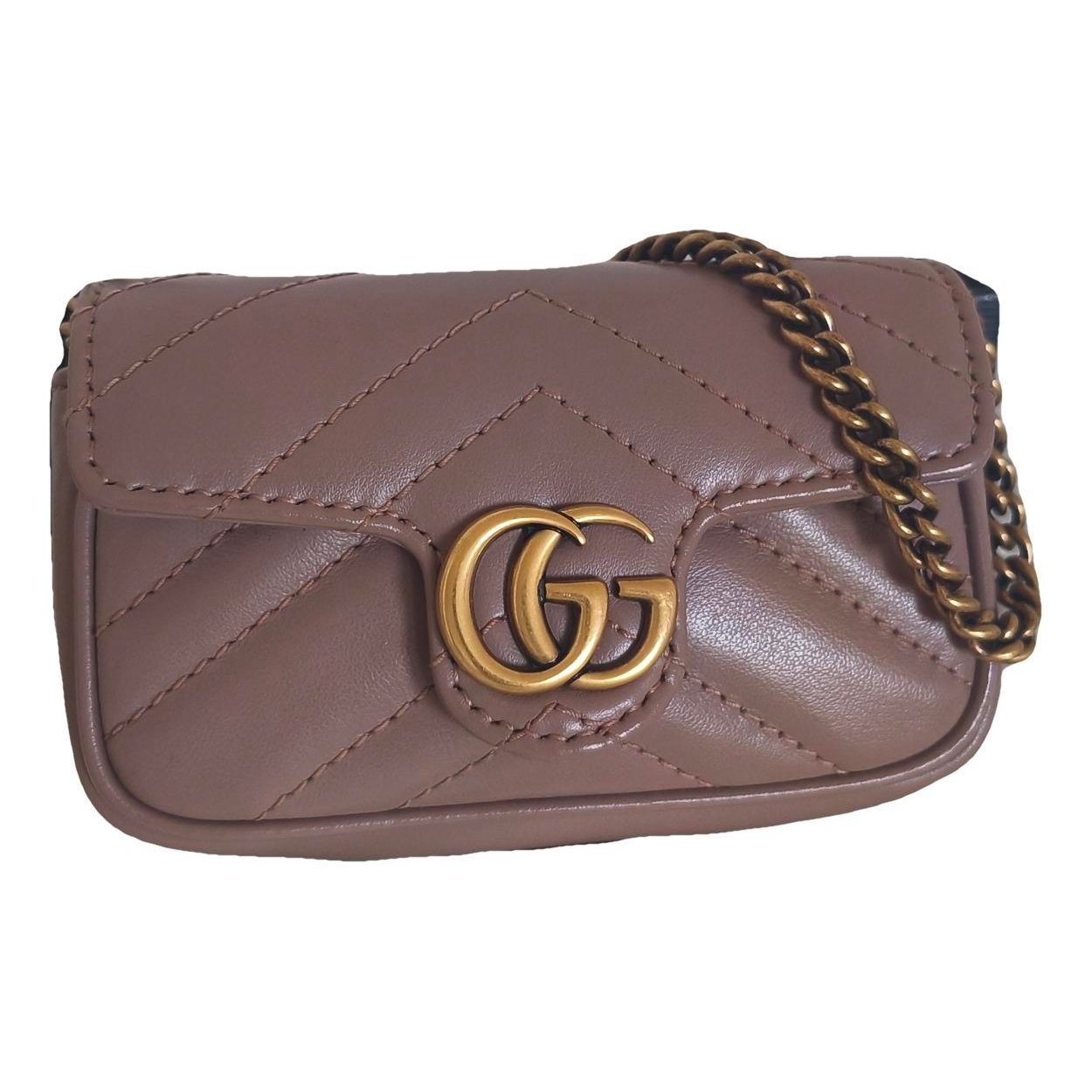 GG Marmont Flap leather handbag