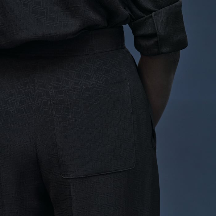 Noir Silk Pants