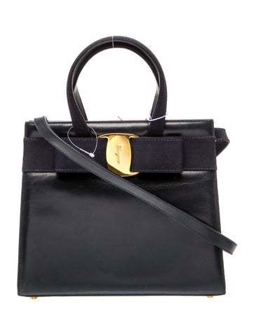 Leather Top Handle Bag