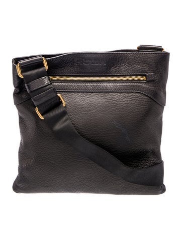 Enameled Metal Triangle Messenger Bag