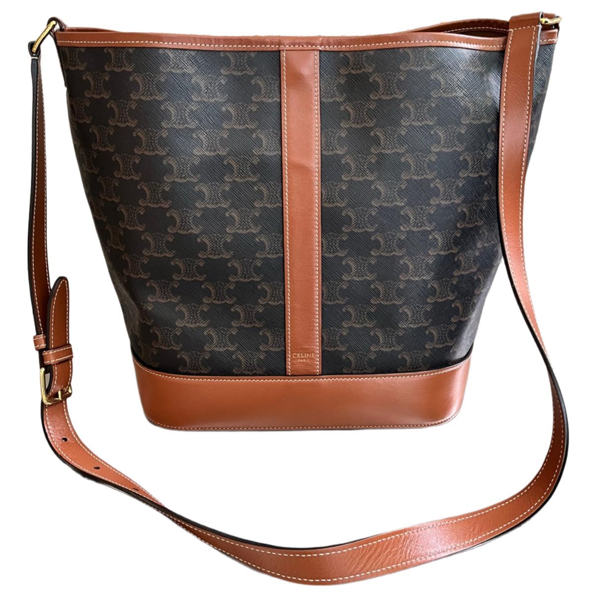 SAC SEAU leather handbag