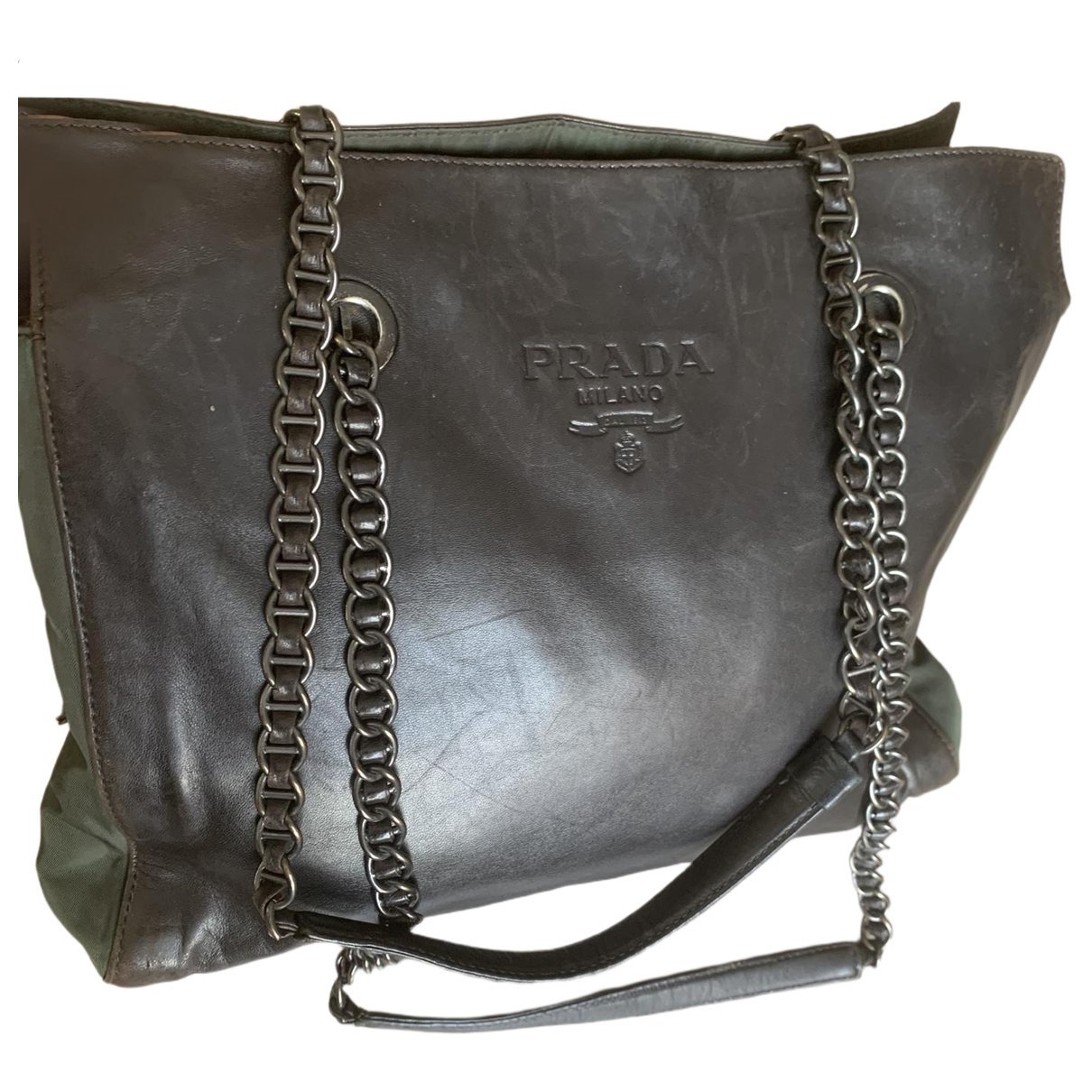 Leather handbag