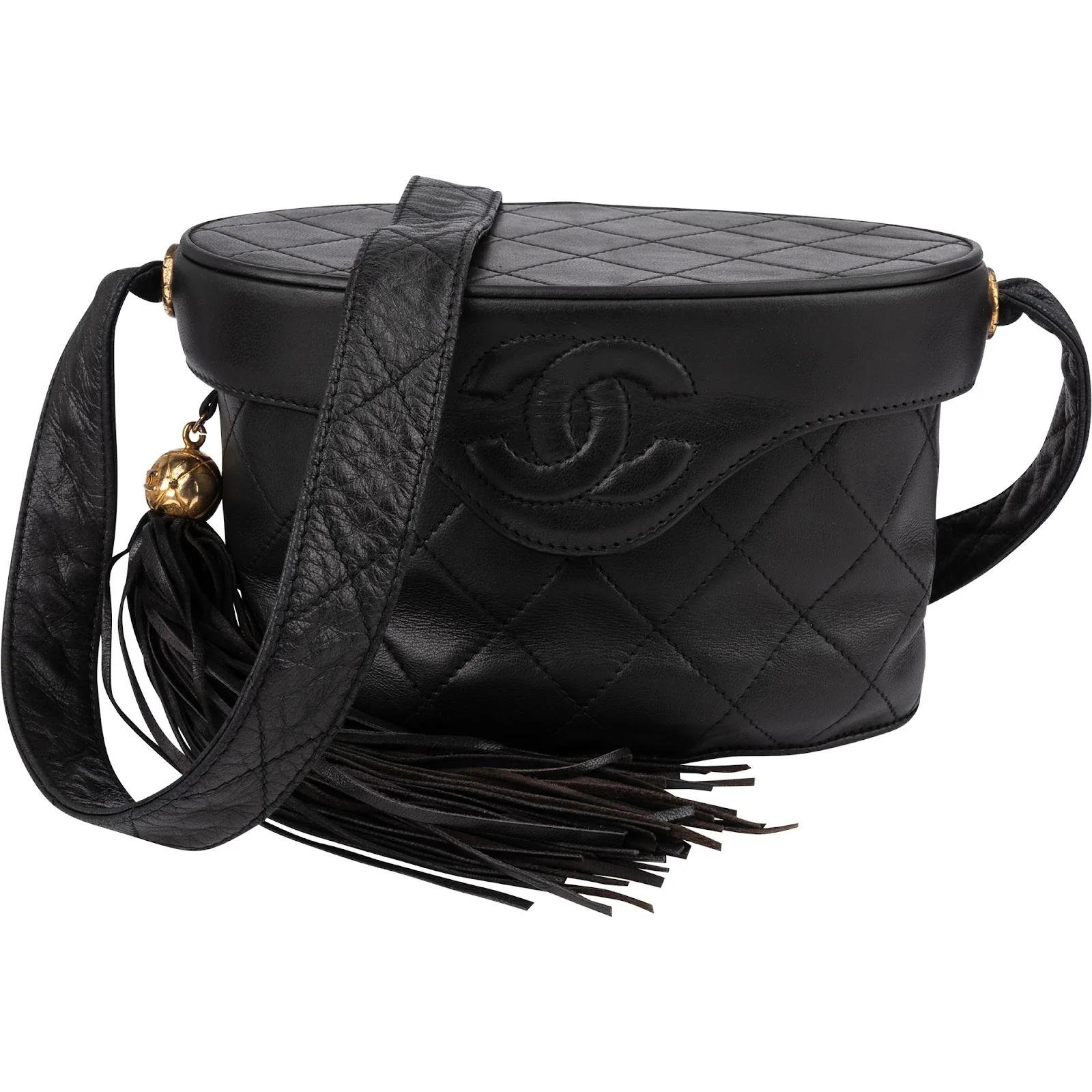 Vanity leather crossbody bag