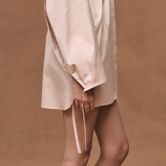 Rose Palomino Drawstring Shirt