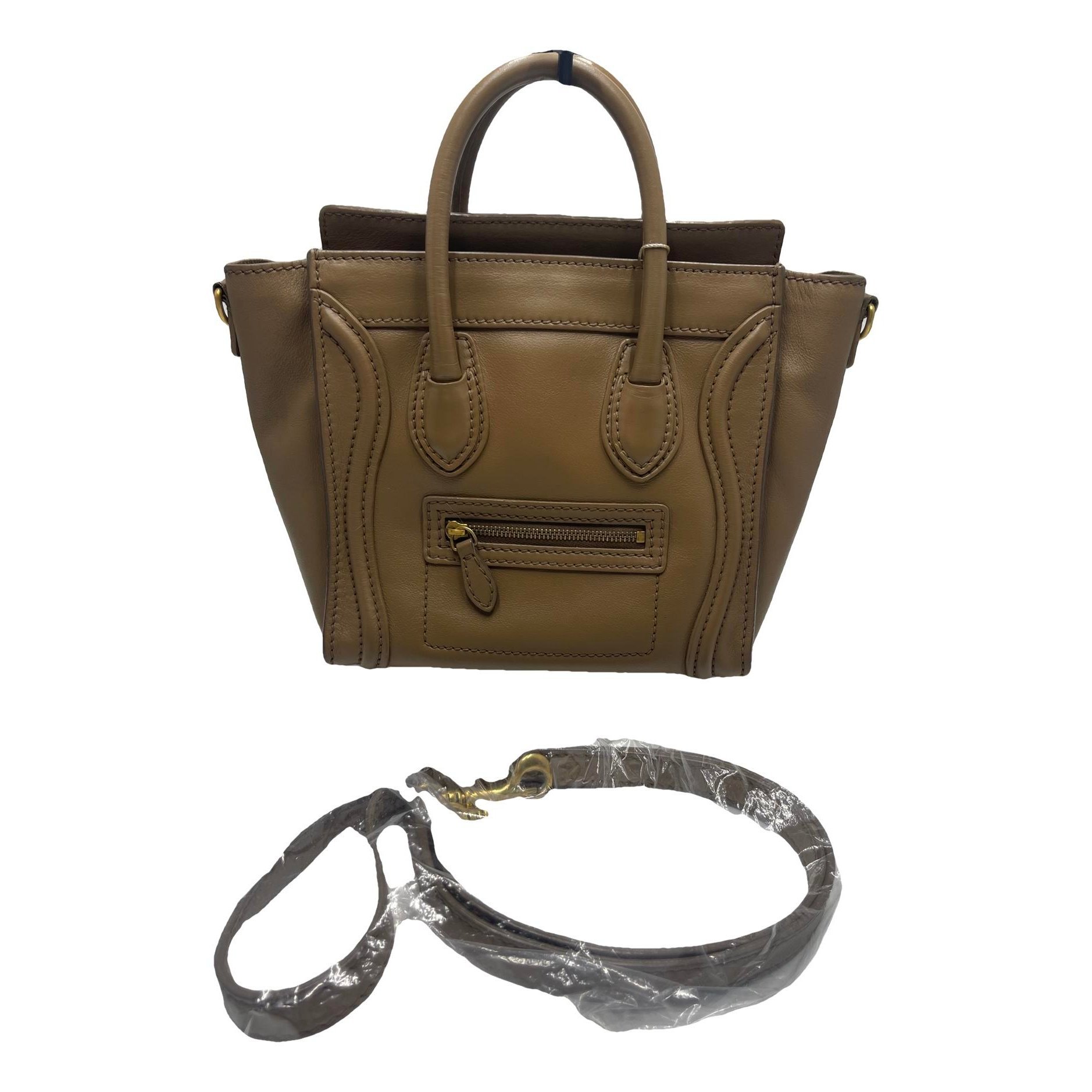 Nano Luggage leather handbag