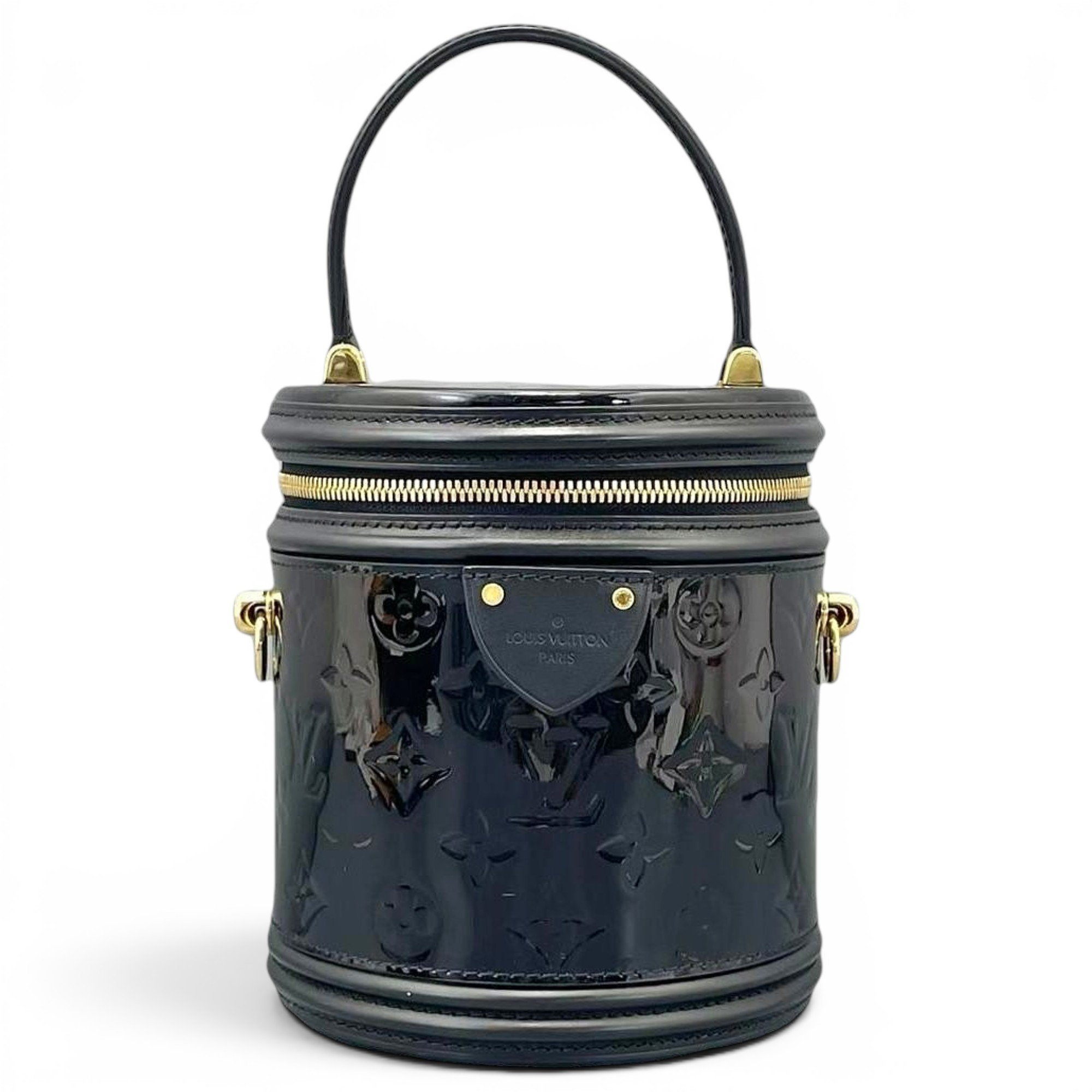 Cannes patent leather handbag