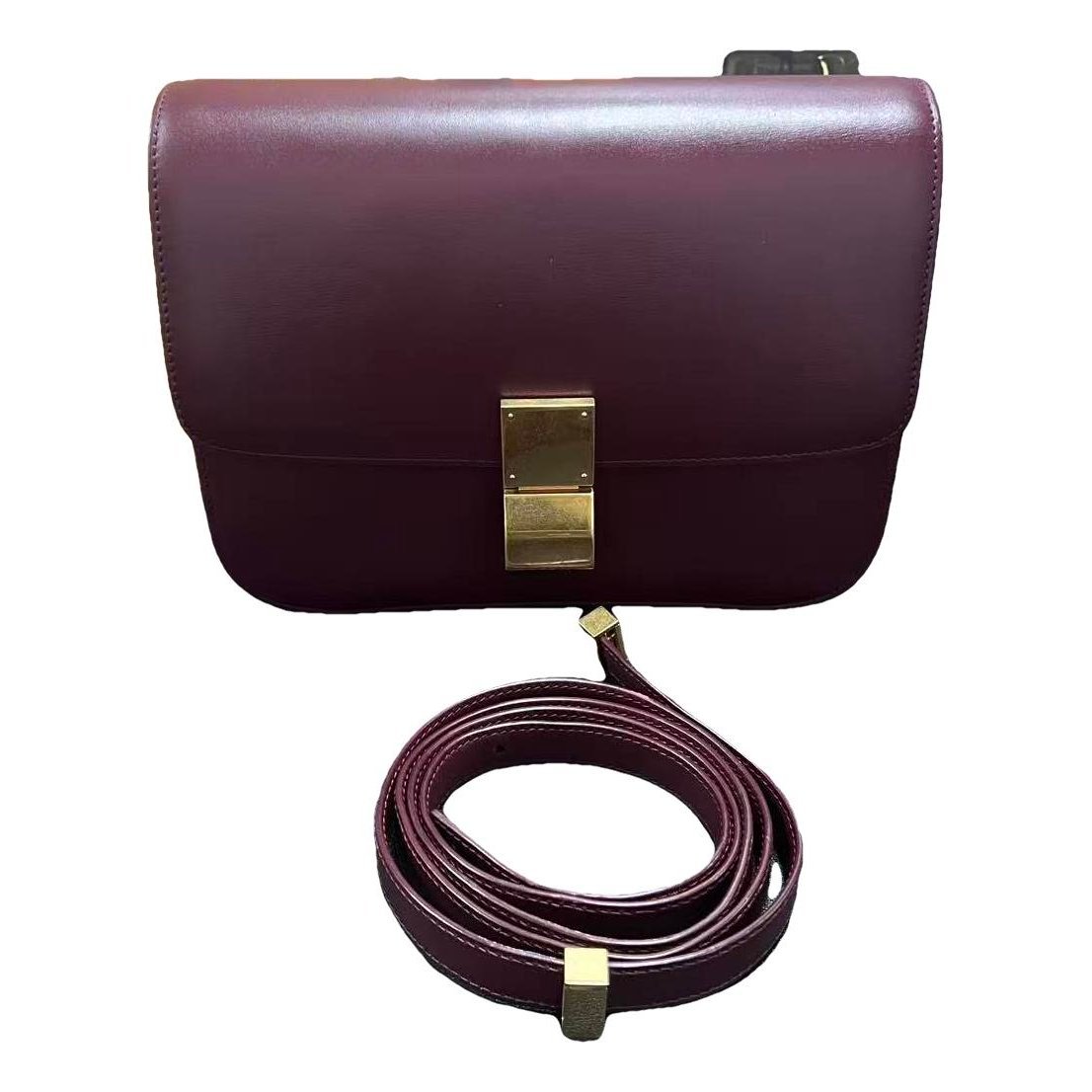 Classic leather crossbody bag
