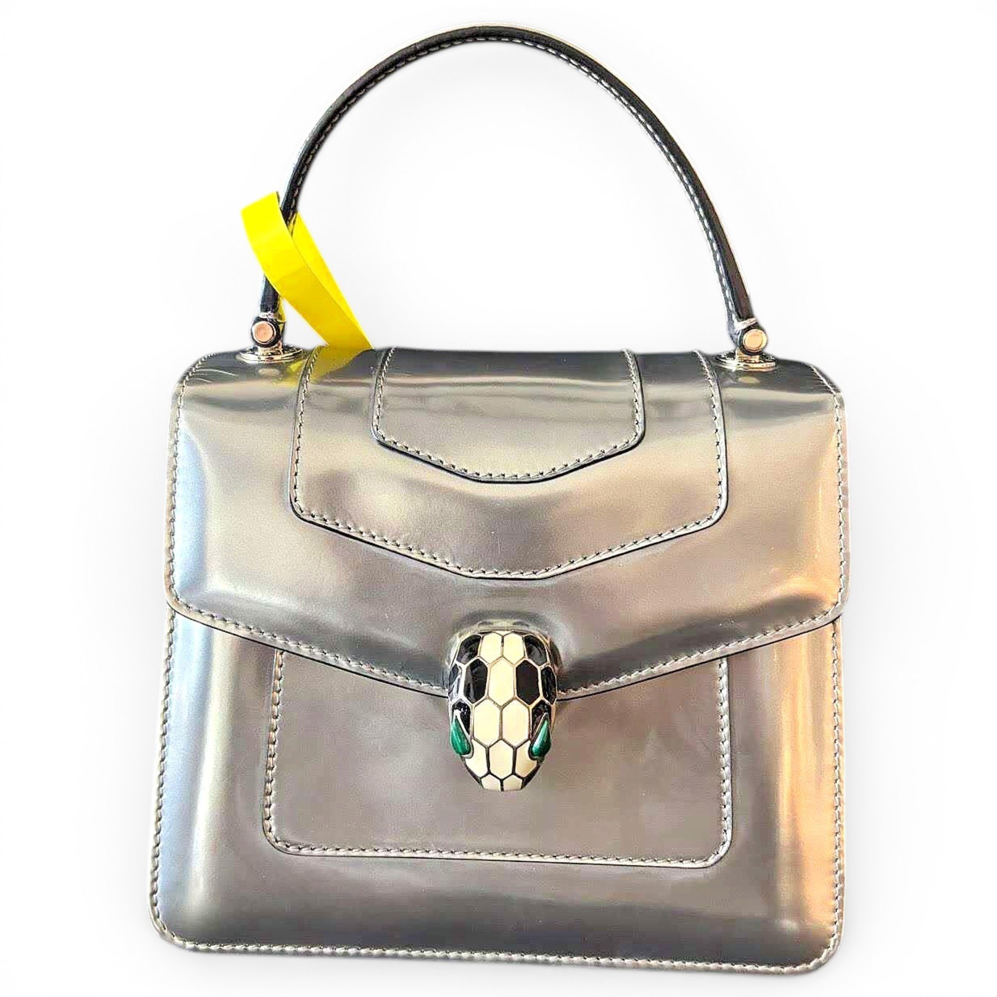 Serpenti leather handbag