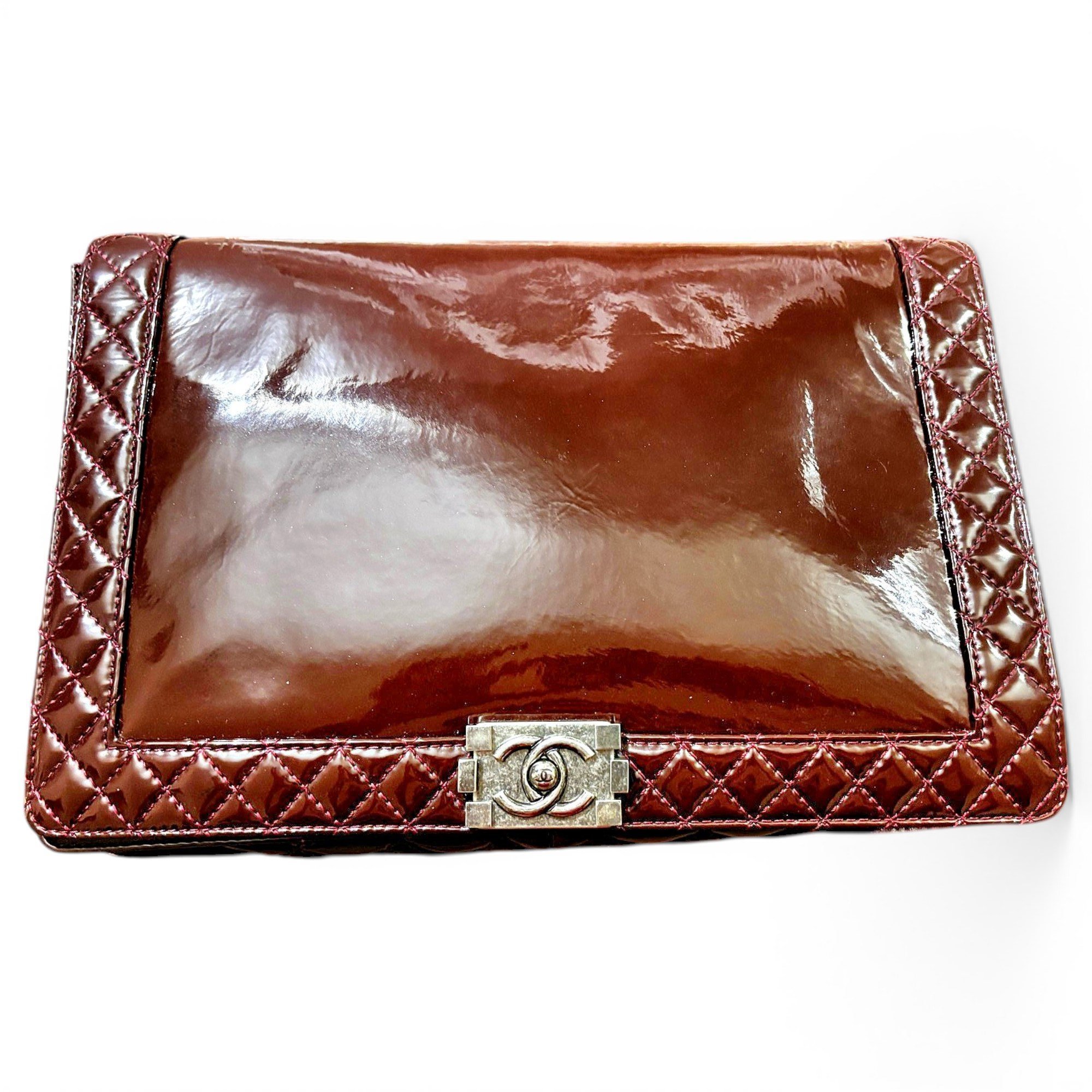 Boy patent leather handbag
