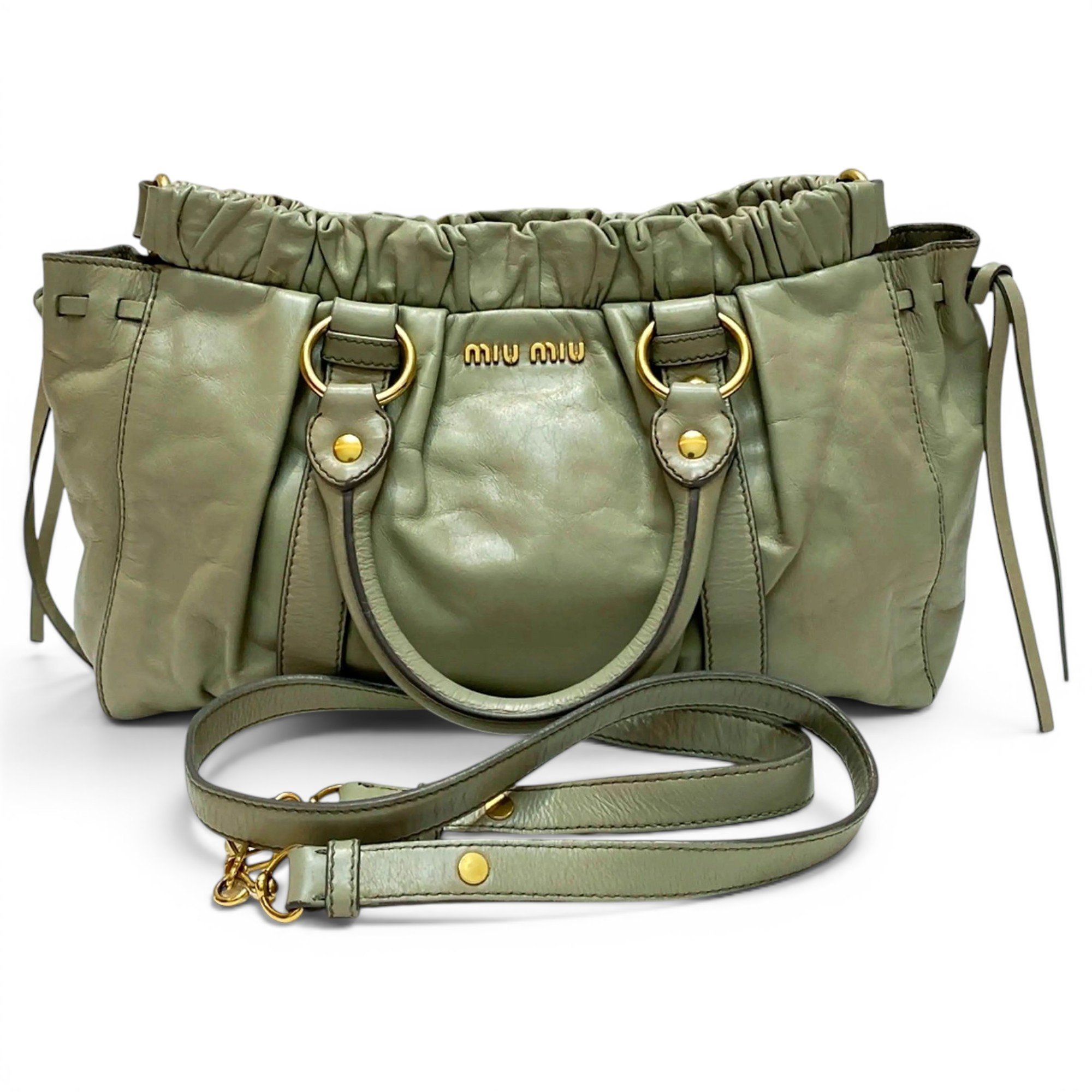 Leather crossbody bag