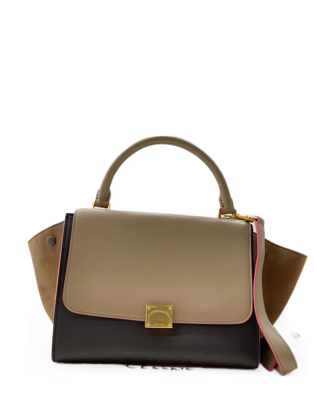 2010s Trapeze flap handbag