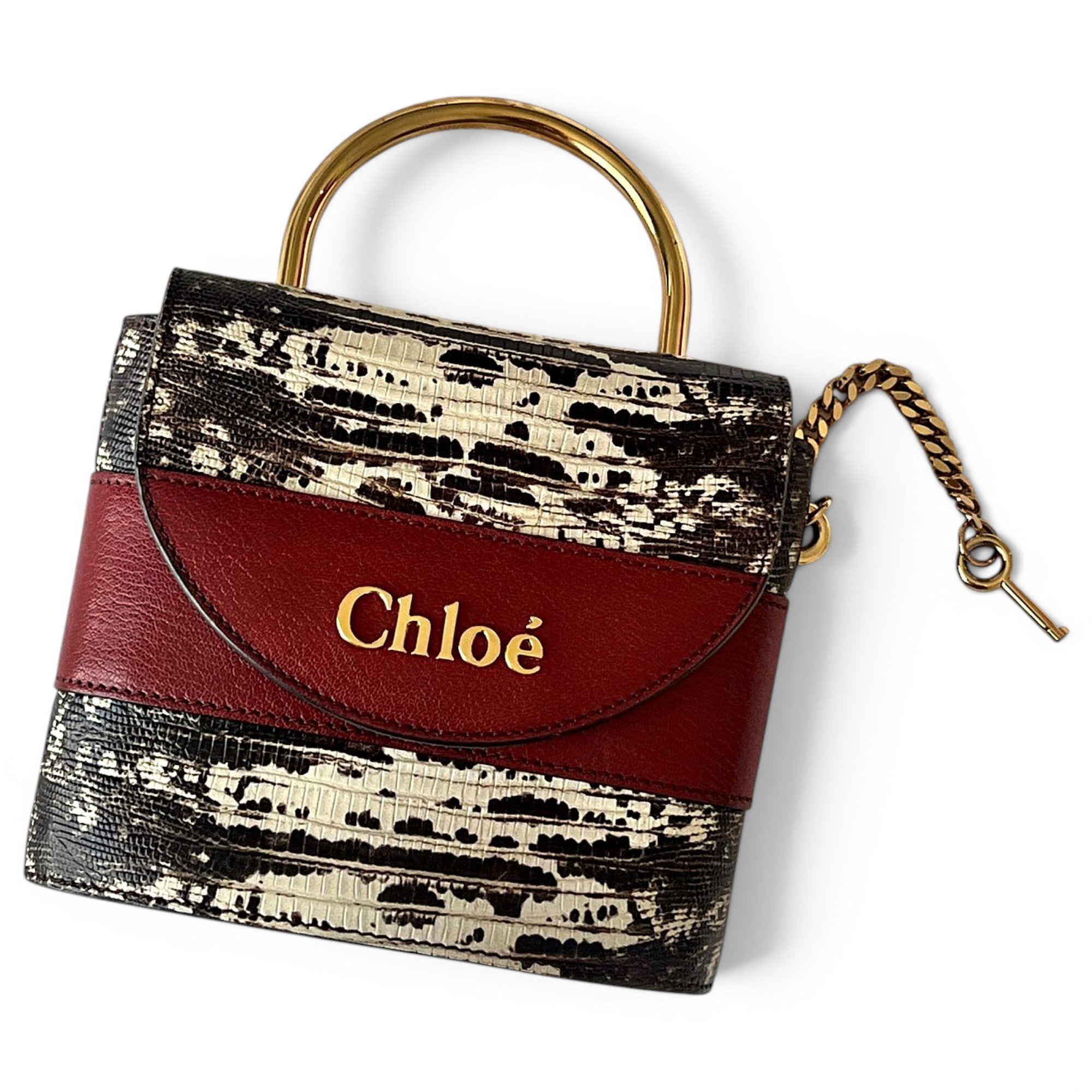Aby Lock leather crossbody bag