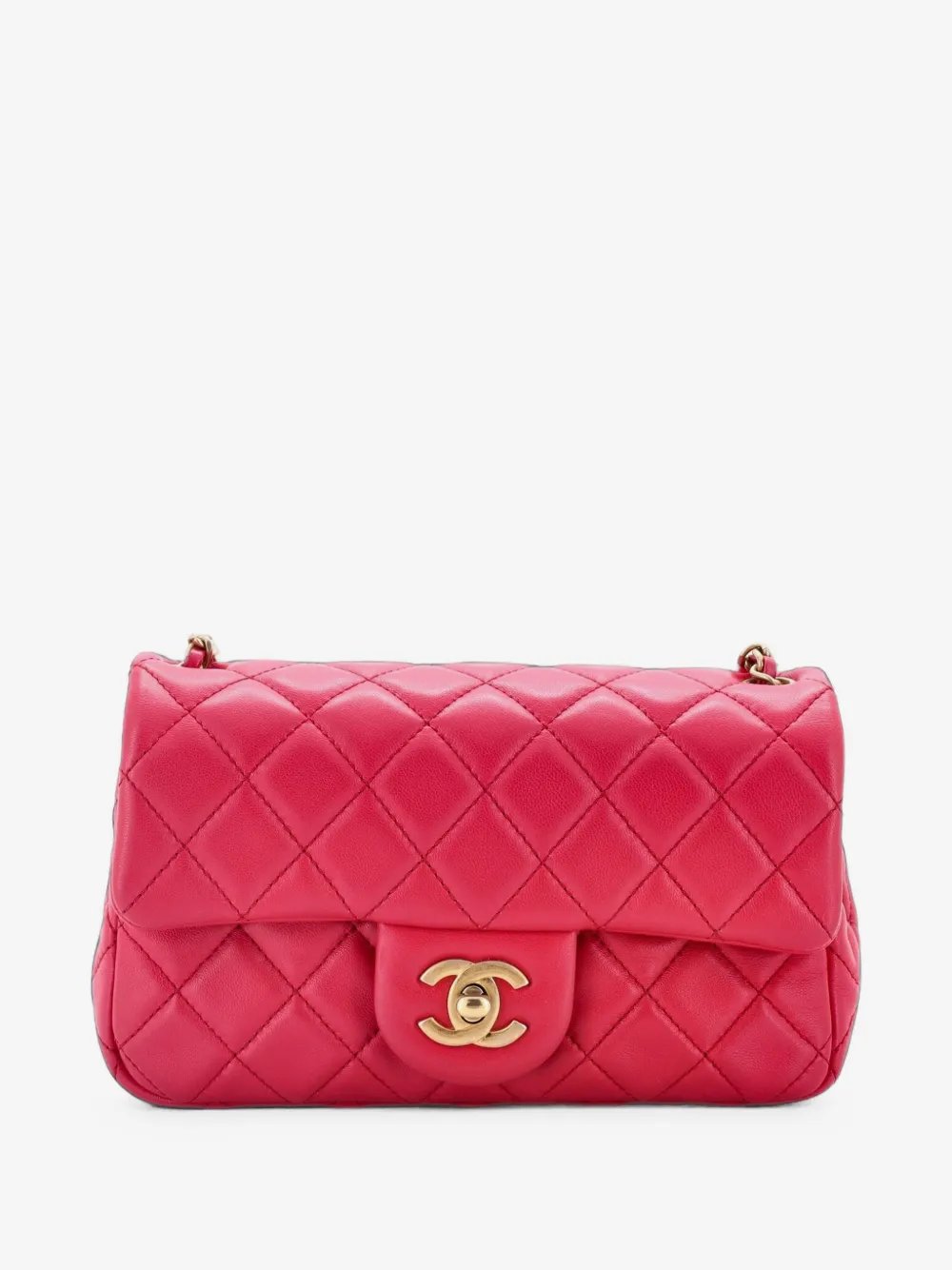 Pearl Crush Flap Bag Quilted Lambskin Mini crossbody bag