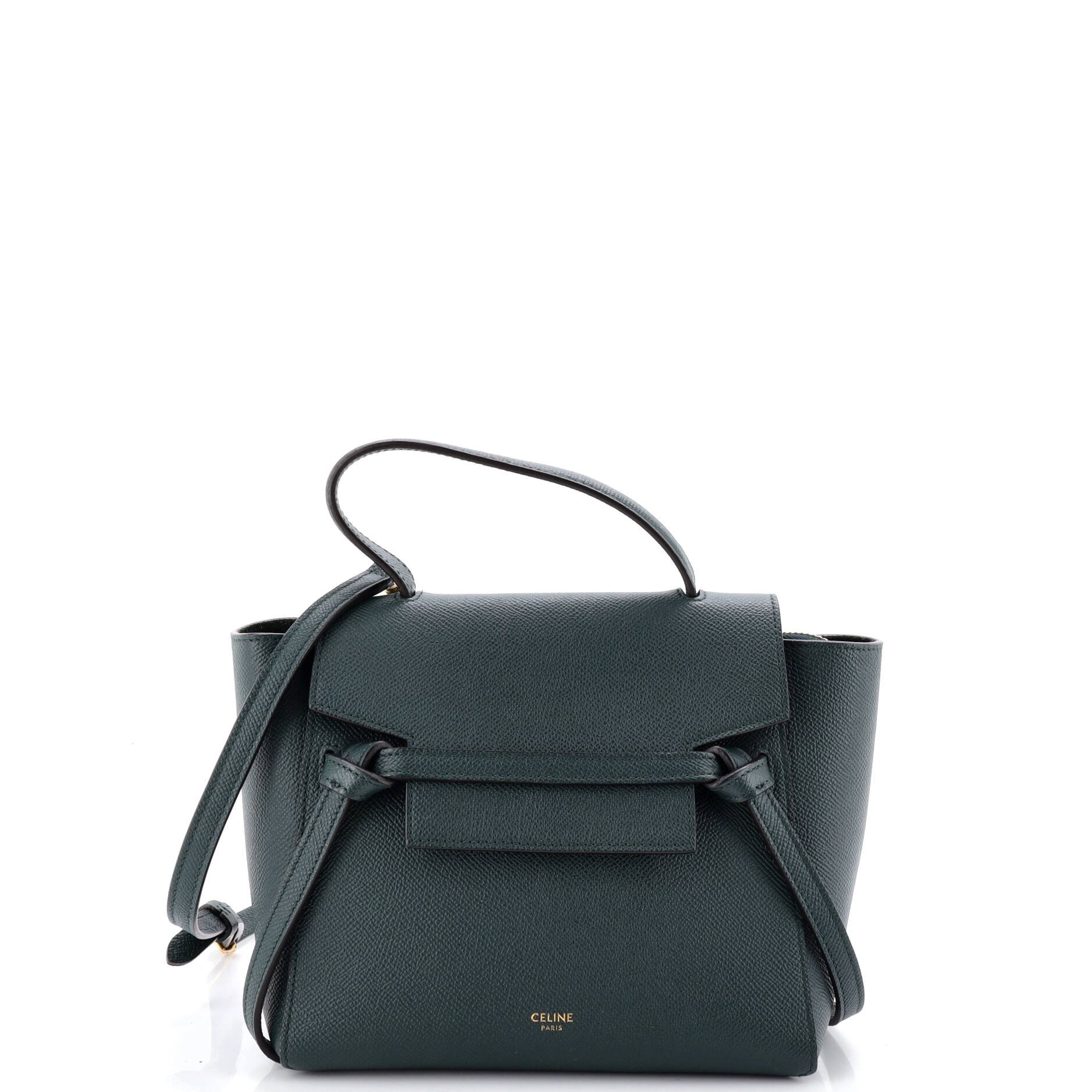 Celine Belt Bag Textured Leather Nano
