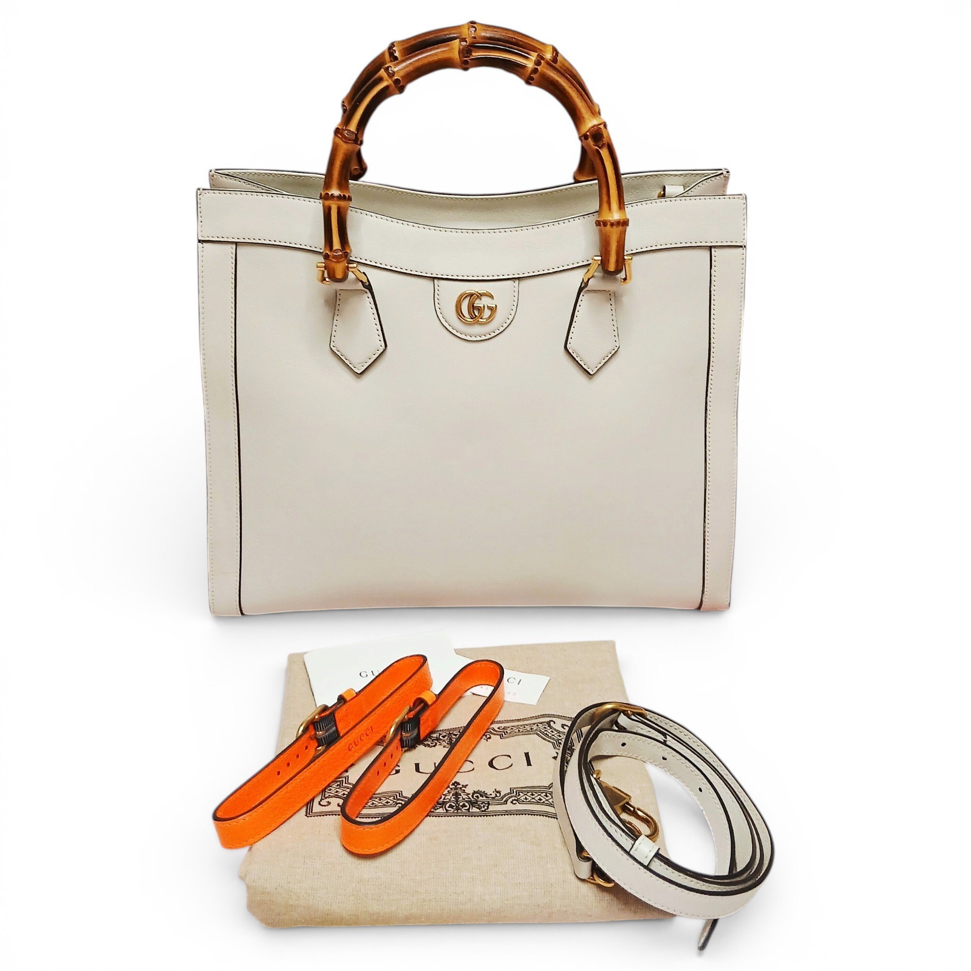 Diana Bamboo leather tote