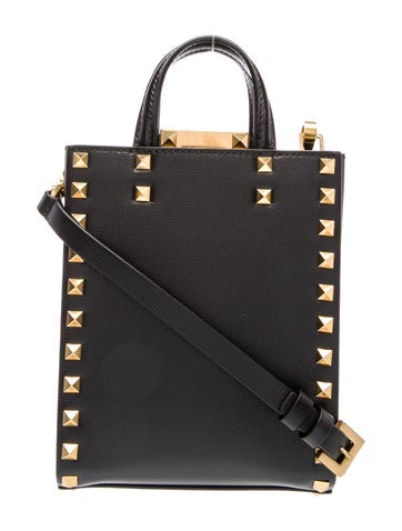Valentino Rockstud Top Handle Bag