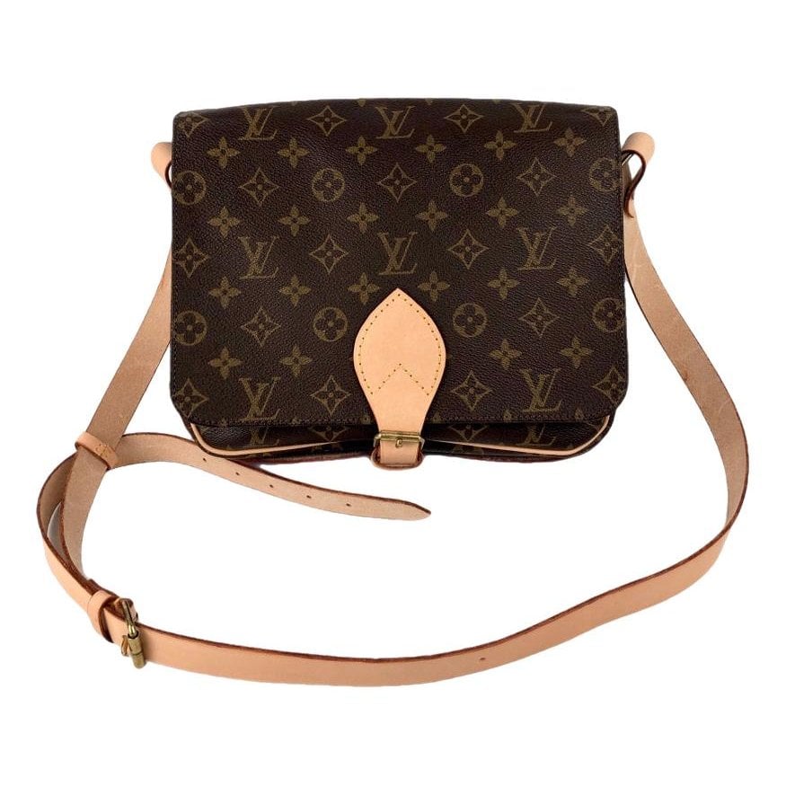 Cartouchière cloth handbag