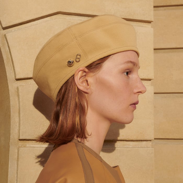 Rose Azalée Saint-honore Seashell Beret