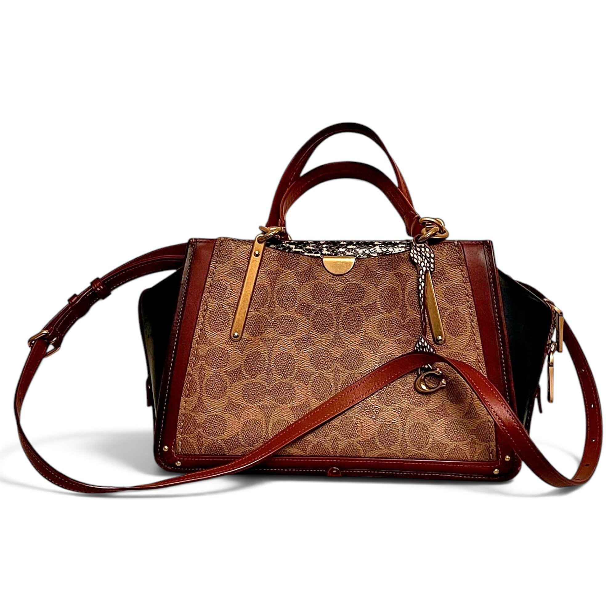 Cartable mini sierra leather tote