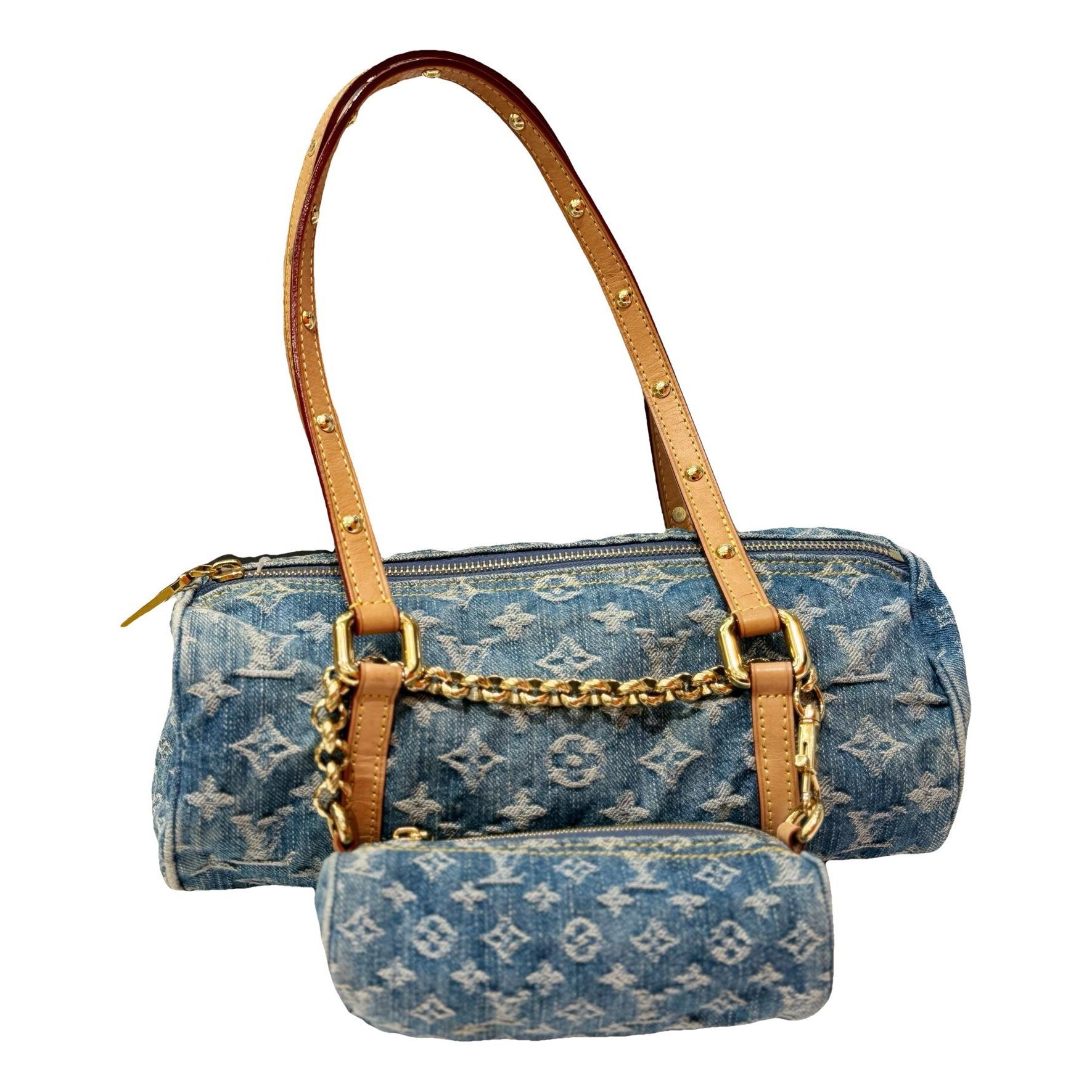 Papillon leather handbag