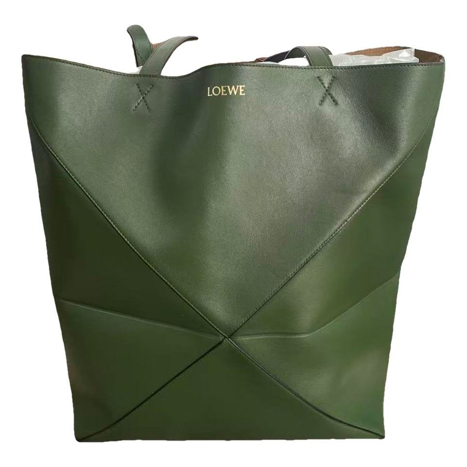 Puzzle Fold leather handbag