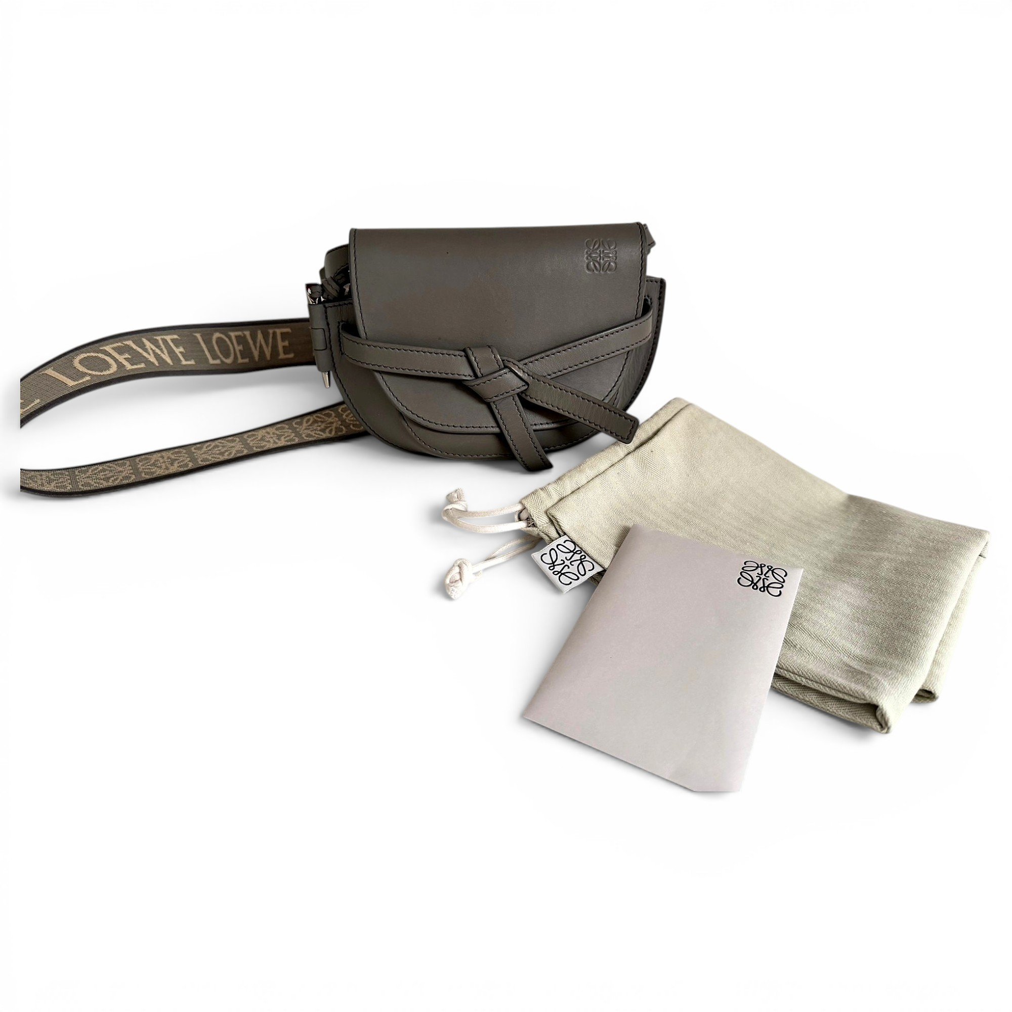 Gate leather crossbody bag