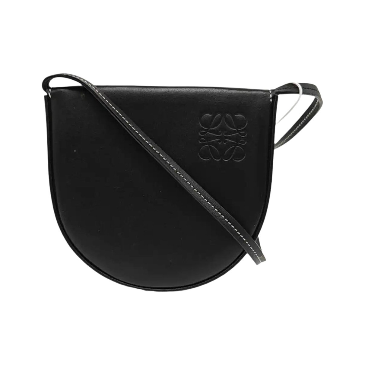 Heel leather crossbody bag