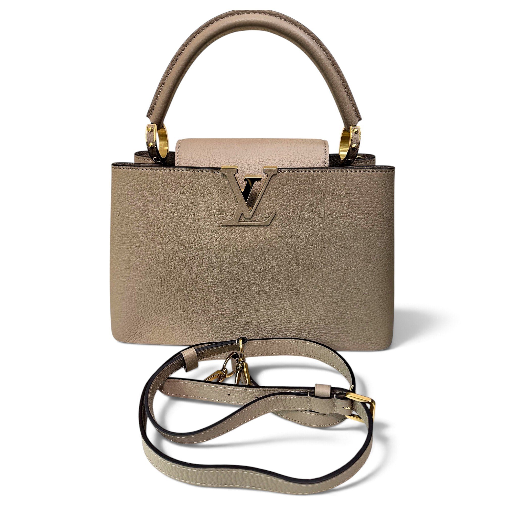 Capucines leather handbag