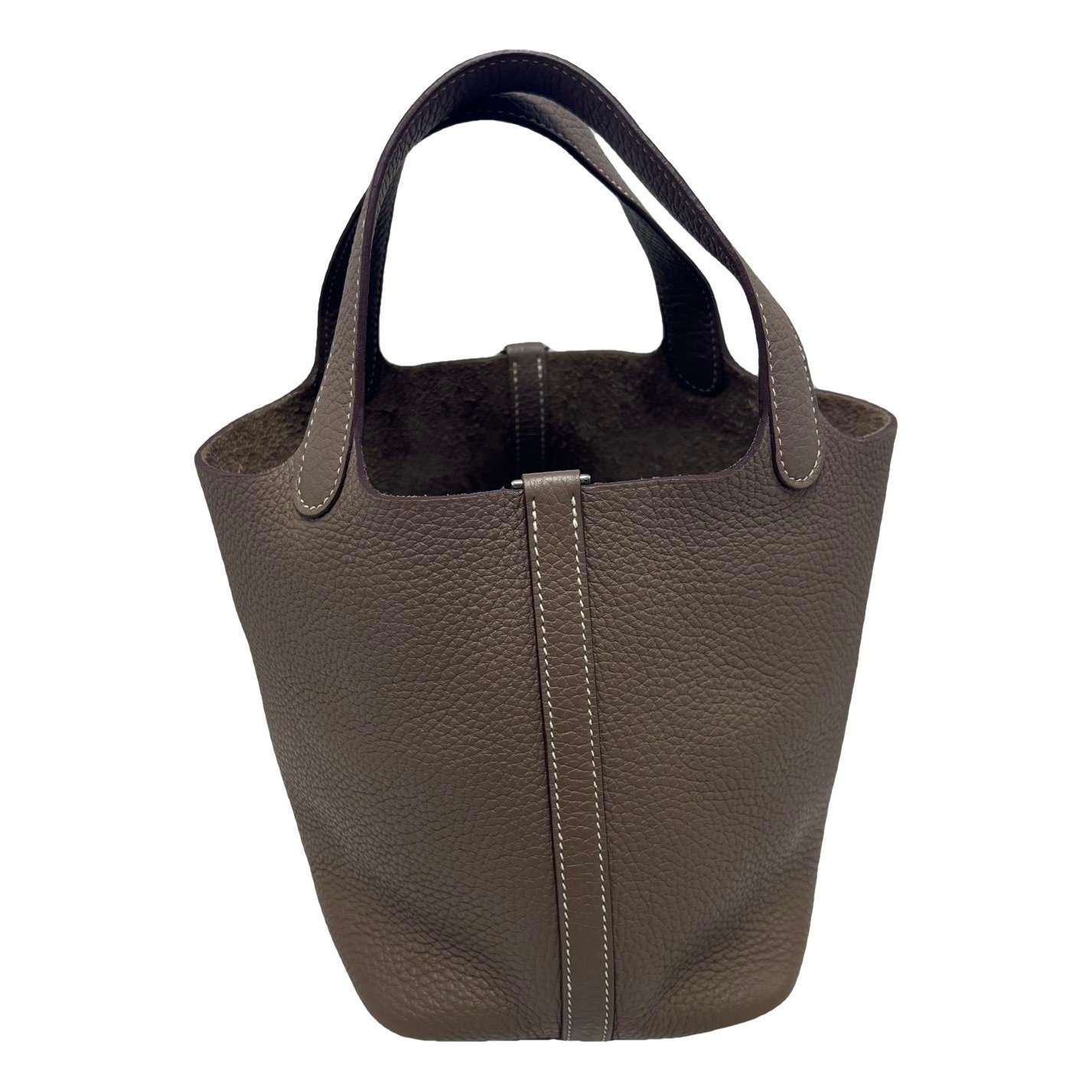 Hermes Picotin 18 Handbag Etoupe